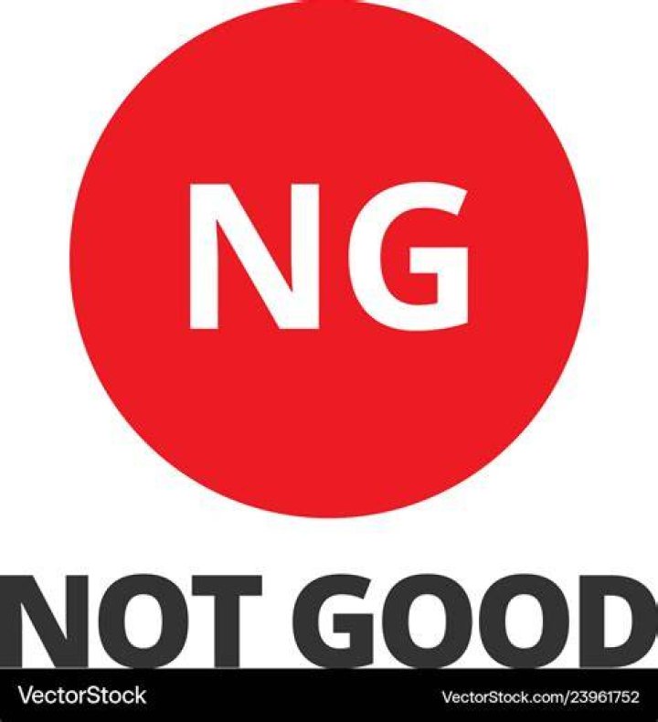 Ng icon design template isolated Royalty Free Vector Image
