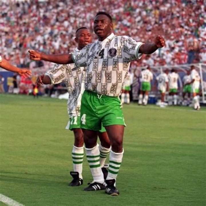 Nigeria 1994 Retro Jersey OKOCHA Classic Shirt Etsy