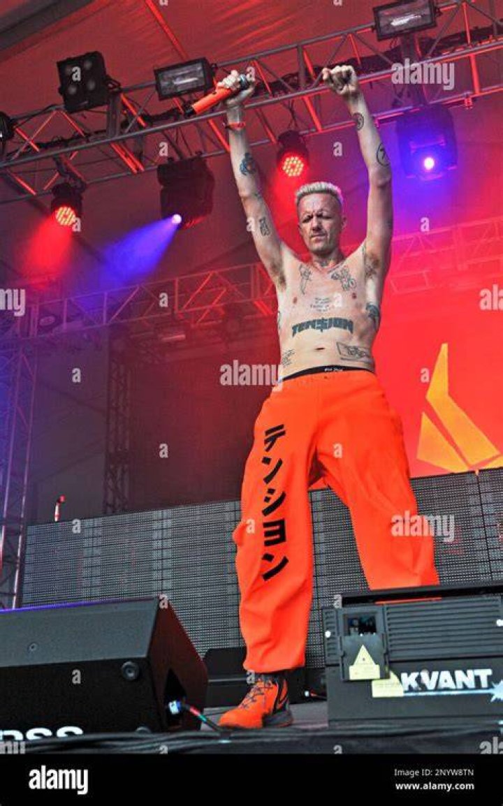 Ninja of Die Antwoord performs on stage at Reading Festival