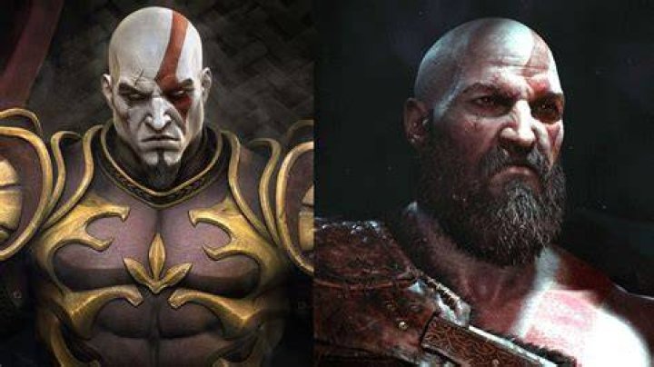 Old Kratos in God of War Ragnarok