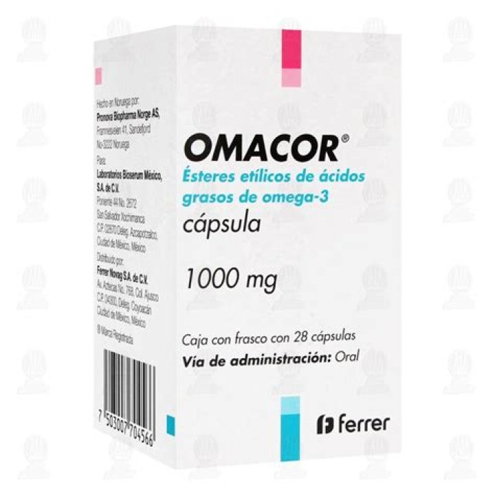 دواعي استعمال ( أوماكور omacor ) مكمل غذائى