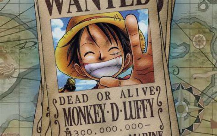 One Piece Luffy Wanted Poster