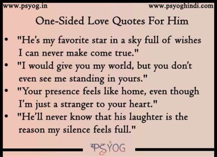 One Sided Love Quotes For Boys