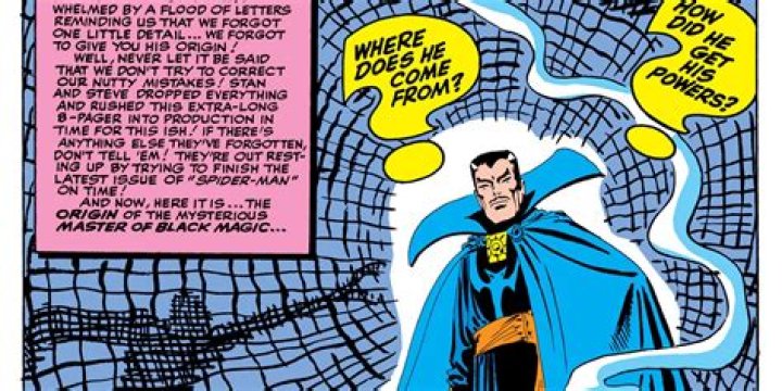 Origin of Doctor Strange Blue Cloak