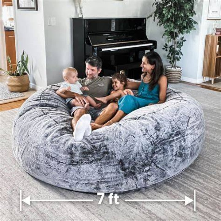 Our only bean bag that does not have a bed inside, but it's big enough
