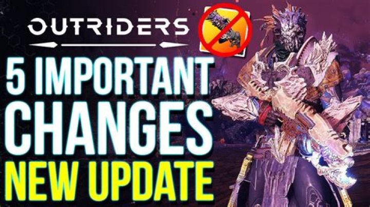 Outriders Legendary Loot Changes Demo Update