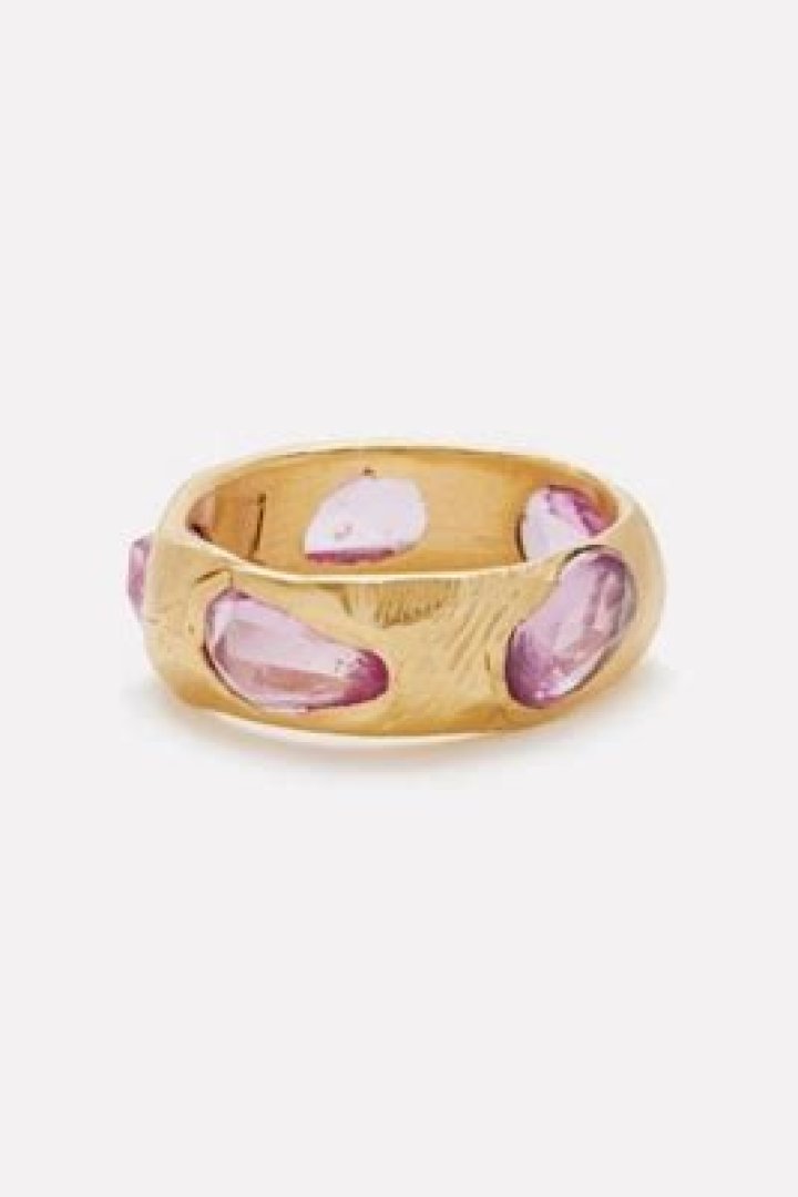 Page Sargisson 18 Karat Gold Pink Sapphire Ring Anthropologie