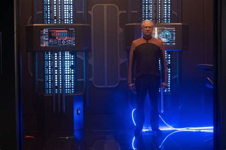 Patrick Stewart as Jean-Luc Picard in the finale of Star Trek: Picard