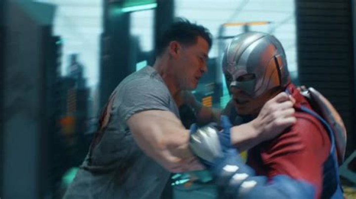 Peacemaker fights Doctor Tzin-Tzin in DC Comics.