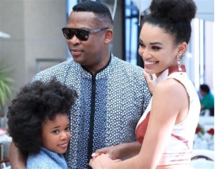 Pearl Thusi and Robert Marawa