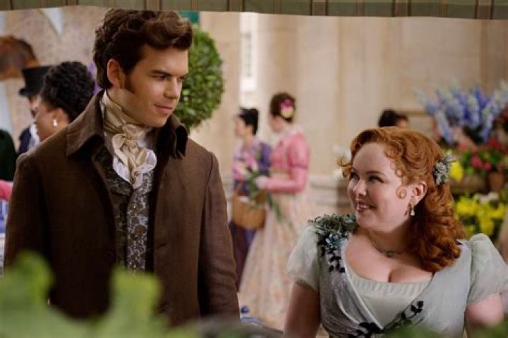 Penelope and Colin in Bridgerton season 2