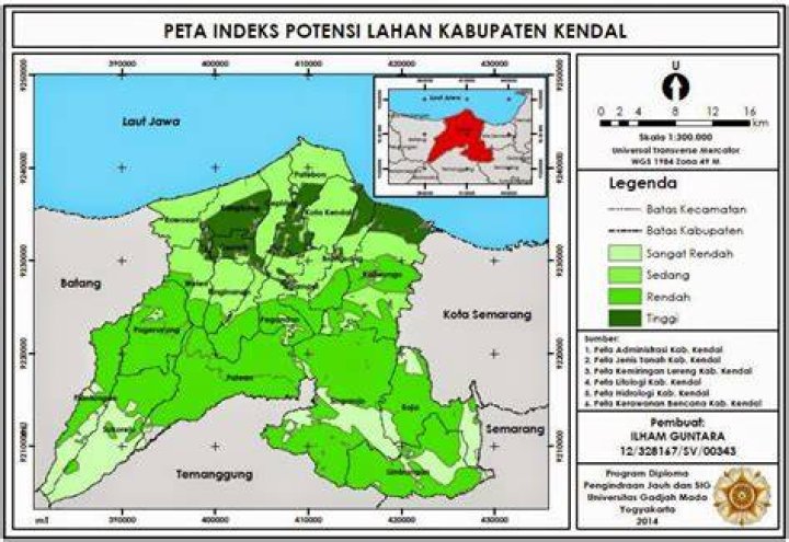 PETA INDEKS POTENSI LAHAN (IPL) KABUPATEN MAGETAN by Muhammad Fahlikal