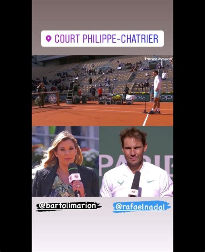 Photo Marion Bartoli et son compagnon dans les tribunes lors de la