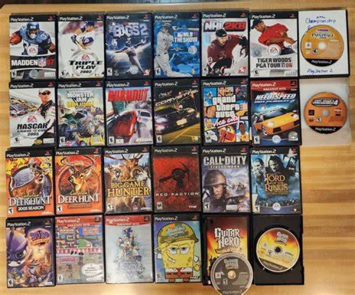 PlayStation 2 games. Photo / Ebay