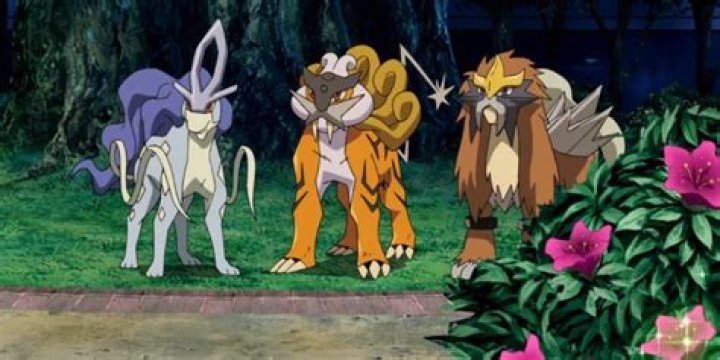 Pokemon the legendary beasts Suicine Raikou Entei