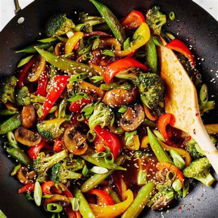 Pork and pepper stir-fry Pork and pepper stir-fry