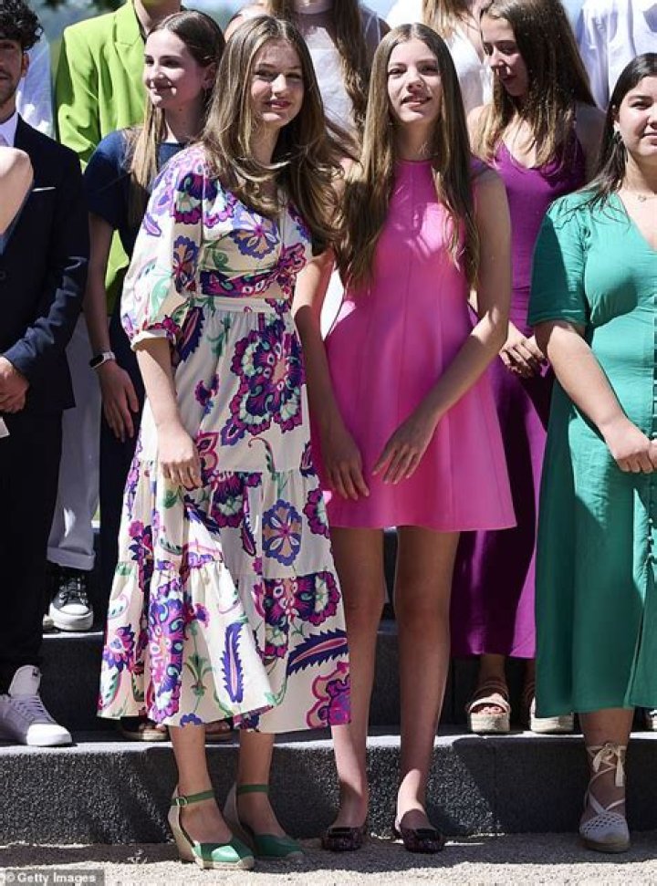 Princess Leonor of Spain, 17, and Infanta Sofia, 16, make
