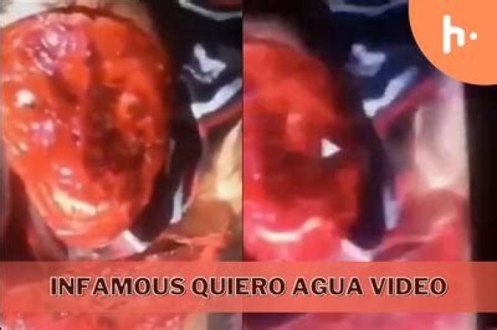 Quiero Agua Video Original Completo Impactante que Impactar&aacute;