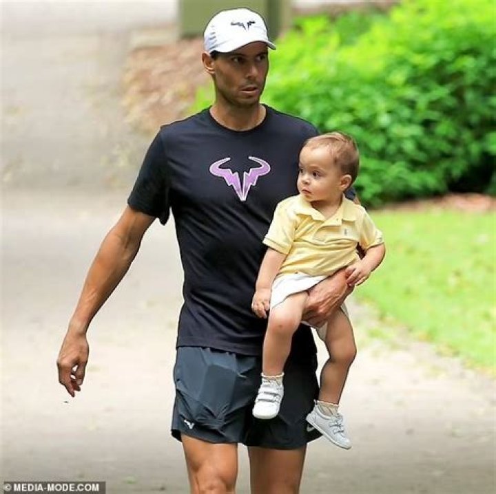 Rafael Nadal in heartwarming scenes with his baby son in Australia