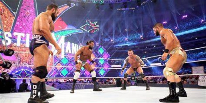 Randy Orton v Jinder Mahal v Bobby Roode v Rusev WrestleMania 34 Cropped