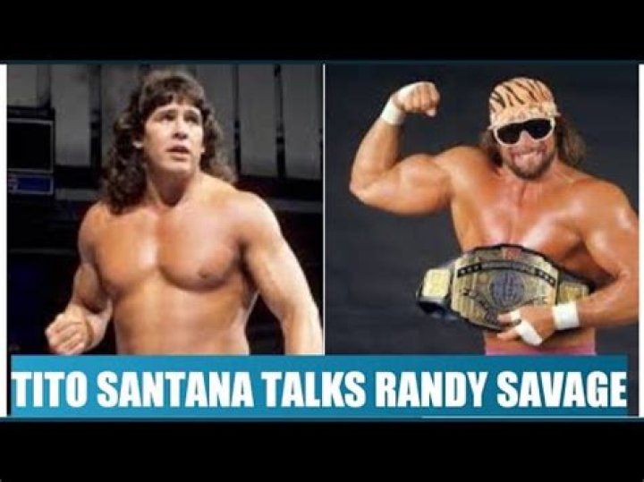Randy Savage v Tito Santana WWE on MSG April 22 1986 Cropped