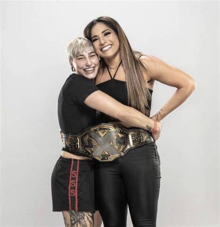 Rhea Ripley and Raquel Gonzalez square off 