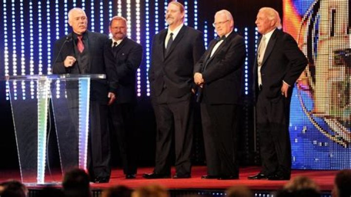 Ric Flair, Arn Anderson, and Brian Pillman as The Four Horsemen