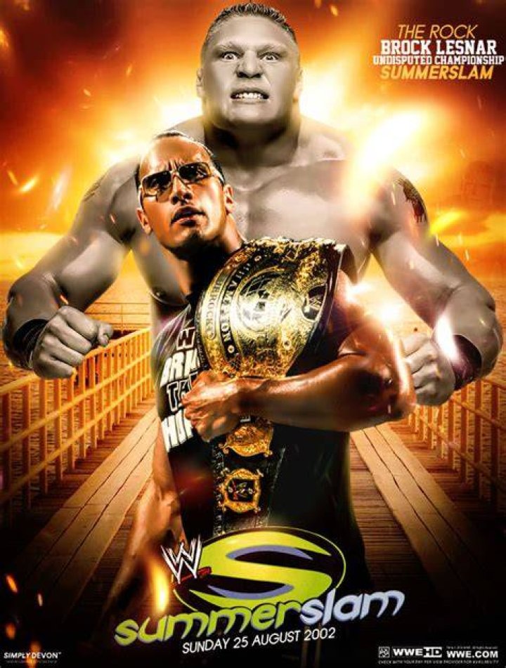 Rock v Lesnar SummerSlam 2002 Cropped