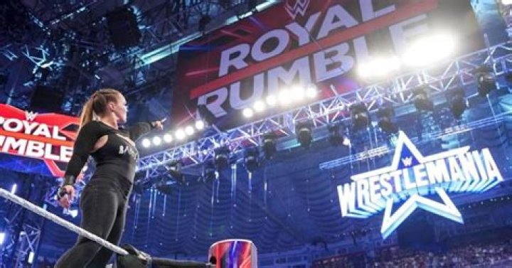 Ronda Rousey Royal Rumble WrestleMania Sign Point
