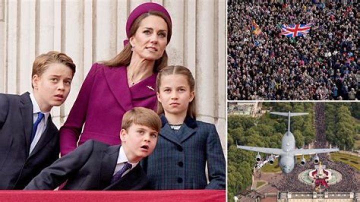 Royal family watch the flypast on the balcony of Buckingham Palace during Trooping The Colour on June 9, 2018 in London, England. Photo / Getty Images