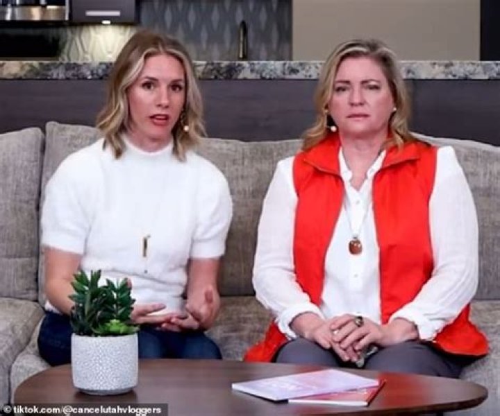 Ruby Franke (left), who ran the 8 Passengers YouTube channel, was arrested along with her business partner Jodi Hildebrandt. Photo / Tiktok / utahvloggersyas