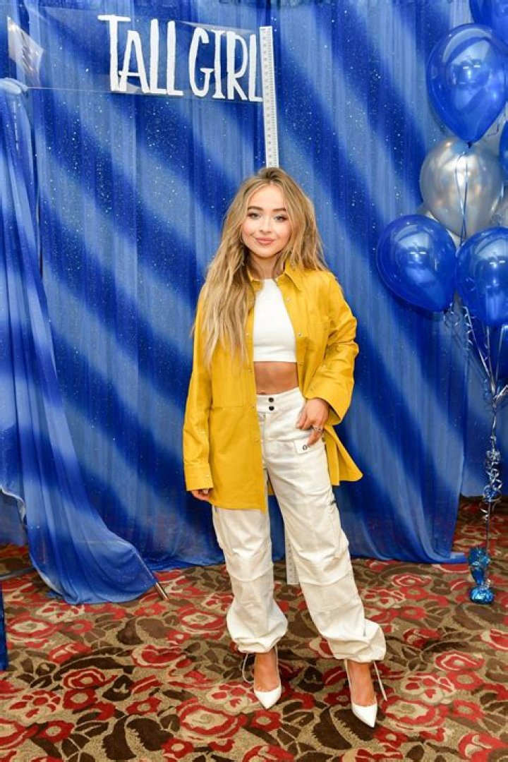 SABRINA CARPENTER at Tall Girl Photocall at Beverly Wilshire Four