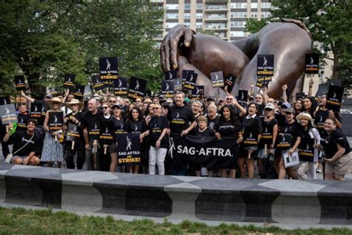 SAG-AFTRA members walked off film and TV sets in July, over terms including pay and the use of artificial intelligence SAG-AFTRA members walked off film and TV sets in July, over terms including pay and the use of artificial intelligence