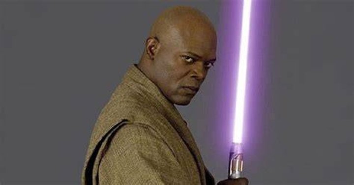 Samuel L Jackson as Mace Windu in Star Wars Prequels