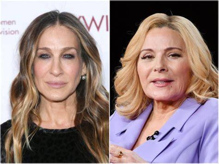Sarah Jessica Parker and Kim Cattrell had an almost reunion on And Just Like That. Photo / HBO