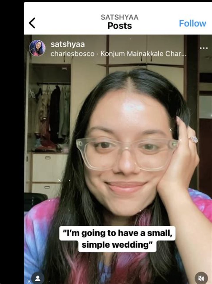 Satshyaa's wedding! Honestly, I saw all her wedding related posts and