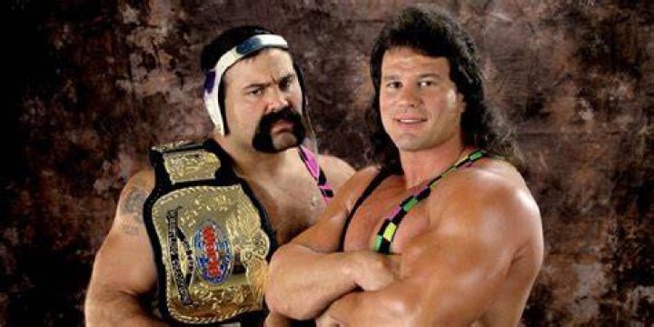 Scott Steiner and Rick Steiner with their singles championships