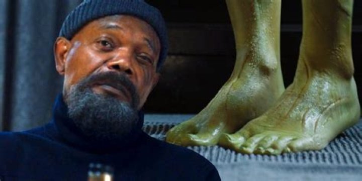 Secret Invasion Skrull Feet with Nick Fury