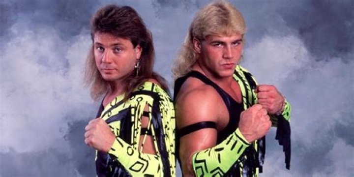 Shawn Michaels and Marty Jannetty as The Rockers in WWE.