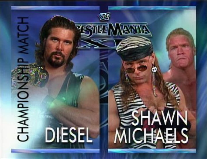 Shawn Michaels Vs Diesel WrestleMania 11 Cropped