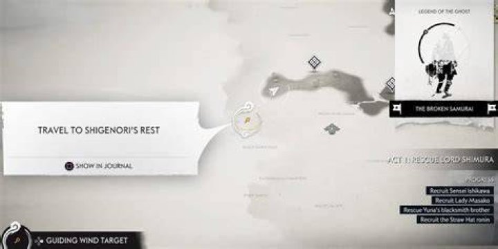 Shigenoris Rest Map Location Ghost of Tsushima