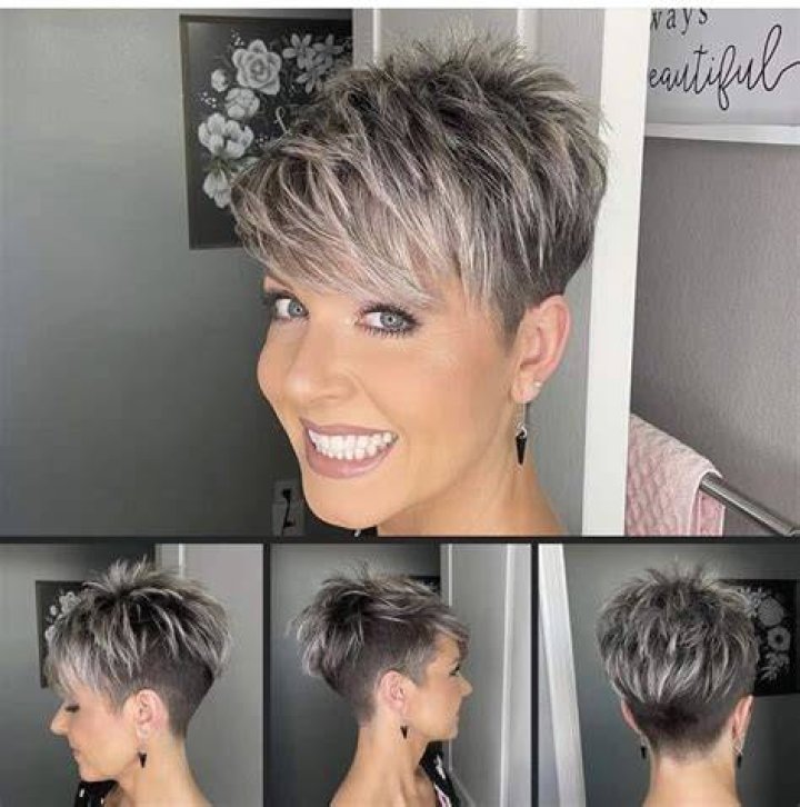Short Hair Back, Funky Short Hair, Short Hair Pixie Cuts, Short Choppy