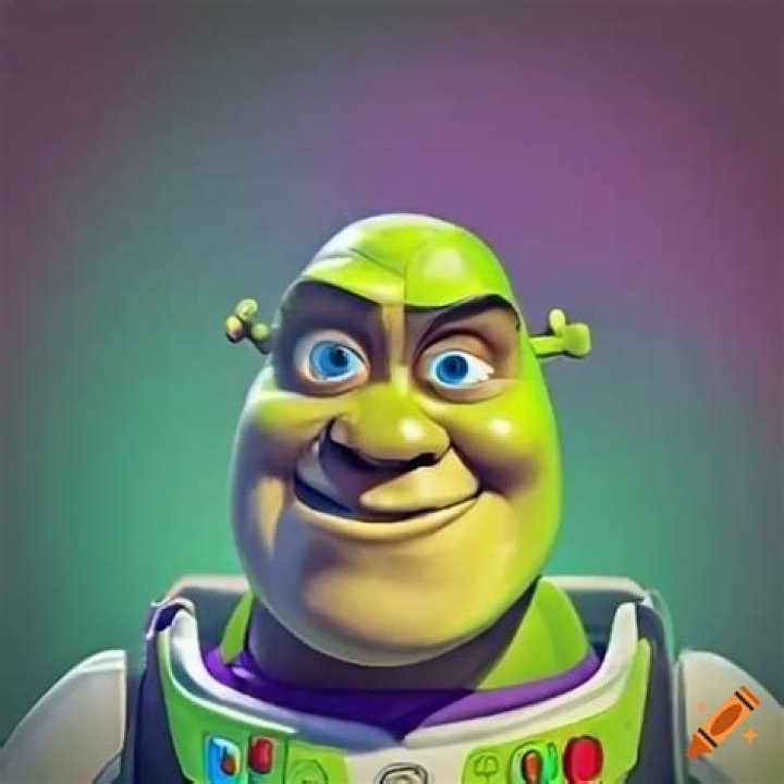 Shrek and buzz lightyear on Craiyon