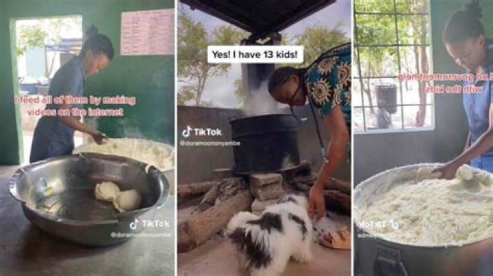 Single Woman on TikTok Shows How She Manages to Feed Her 13 Kids and 150 Foster Children