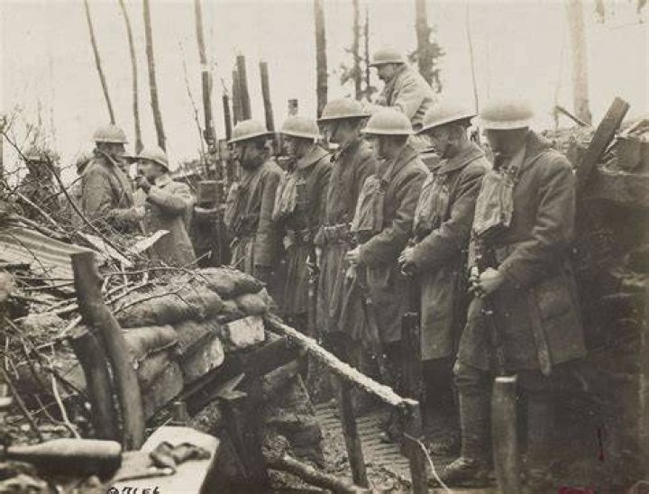 Soldiers get ready for war in a still from The Pacific