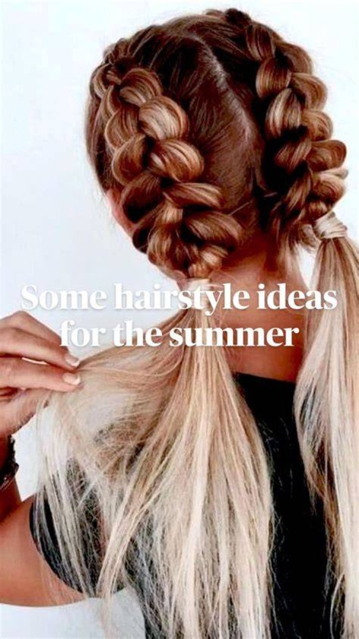 Some hairstyle ideas for the summer Hair styles, Game day hair
