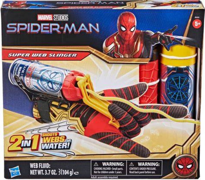 Spider-man Super Web Slinger. Photo / Hasbro