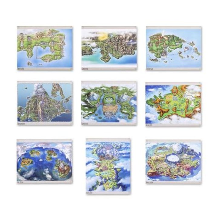 Split image of Pokemon Regions