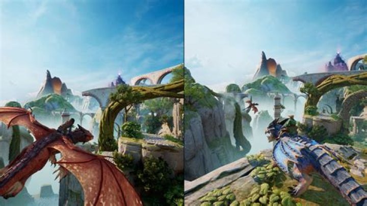 Split image showing King's Landing and Rivendell