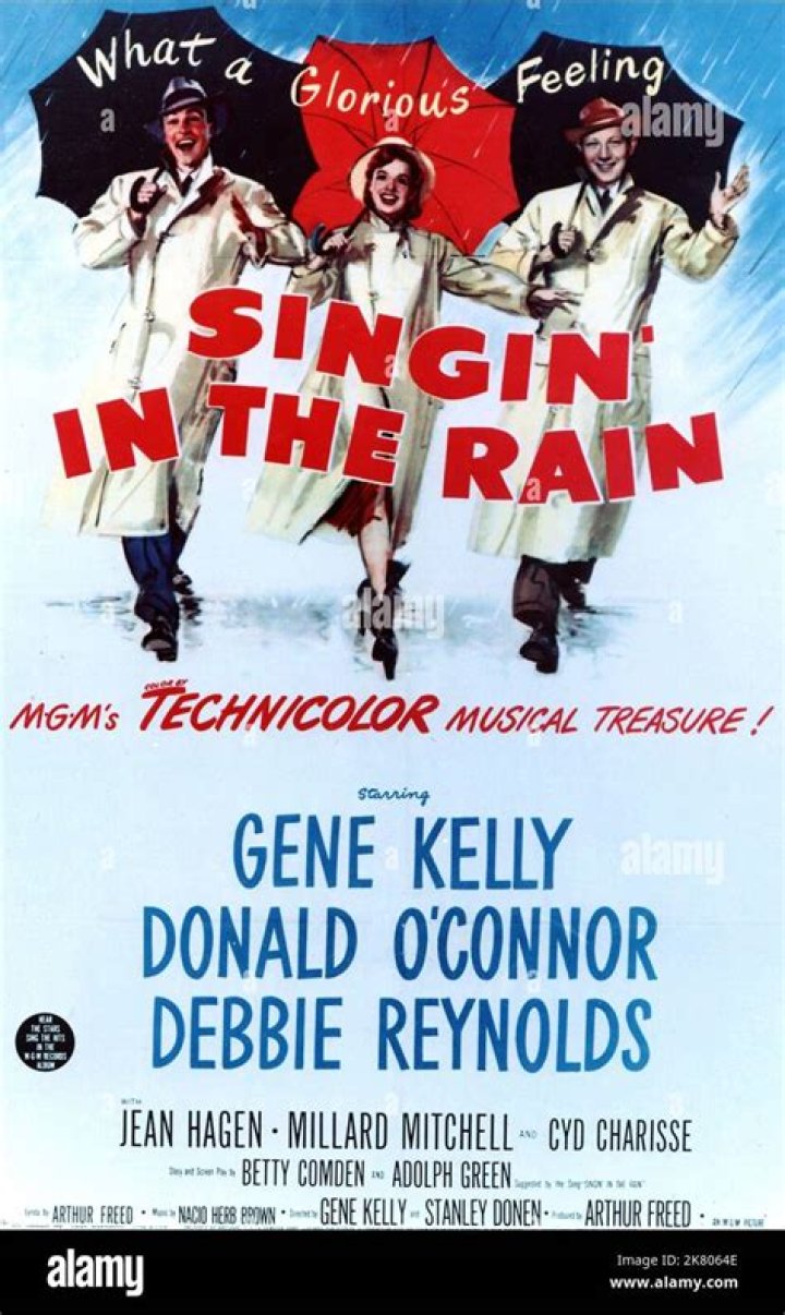 Split images of Singin' in the Rain, The Godfather, and Three Colors Red